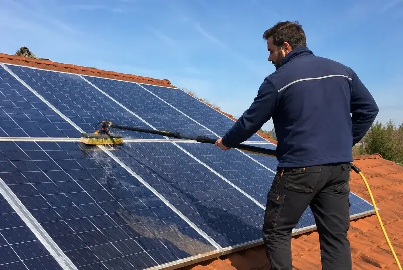 Nettoyage et entretien de panneaux solaires à Teillay
